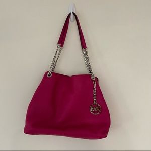 NWOT Michael Kors Hot Pink Hobo Purse